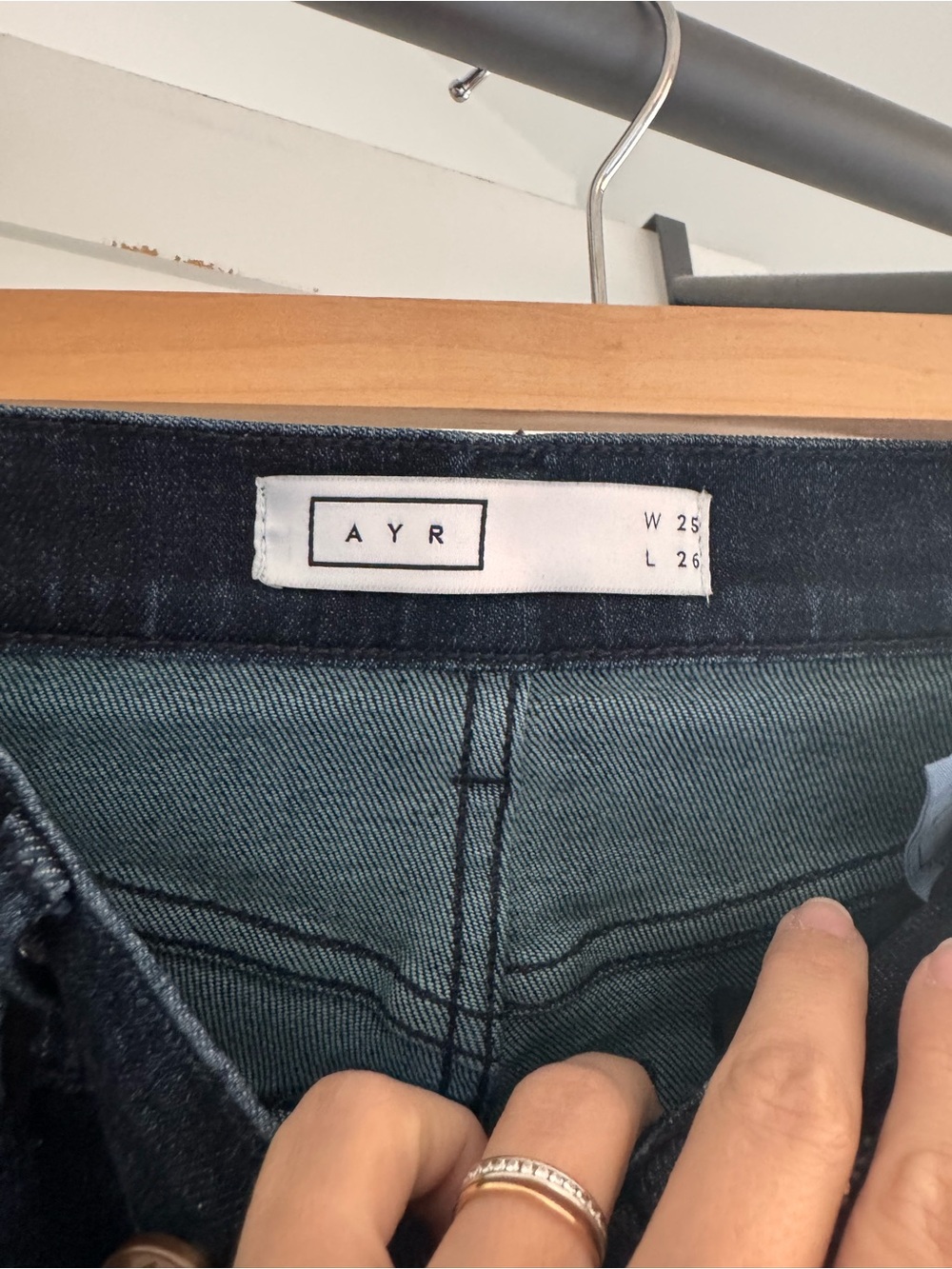 AYR High Riser Deep Indigo Jeans